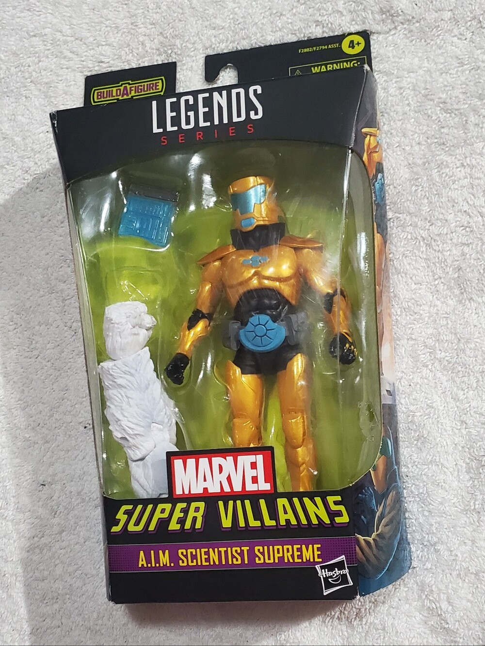 Marvel Super Villains A.I.M. Scientist Supreme Figure - Gold & Blue